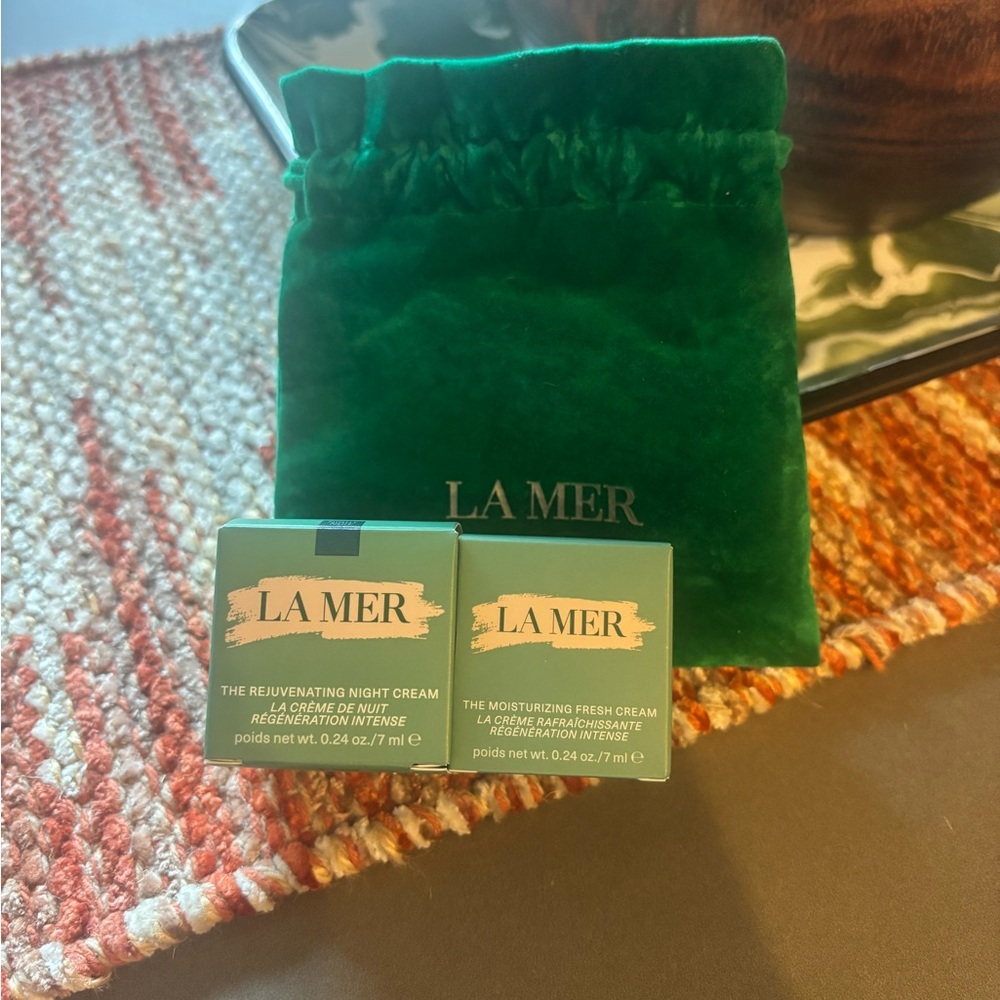 La Mer Mini Day/ Night Rejuvenating Night Cream and Moisturizing Fresh Cream Set